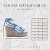 Silvia Cobos Louise Wedges Azul